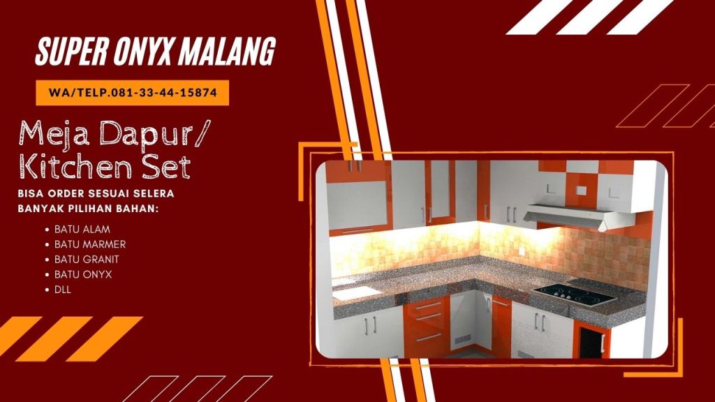 Countertop Meja Island Marmer Onyx Malang , Meja Dapur, Meja Bar, Meja Mini Bar, Meja Makan, Marmer, Onyx, Granit, Tembus Cahaya, Marble, Table Kitchen, Meja Island , Marmer Granit, Meja Marmer, Meja Kompor, Keramik Granit